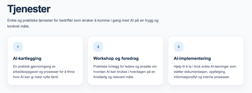 Tjenestene til Kulsas Marketing
